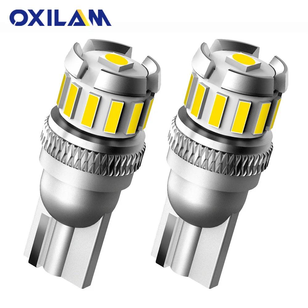 OXILAM-2x  T10 LED Canbus W5W 194 168  ڵ ,  , Ŭ,  , ׸, Ʈũ , 6500K ȭƮ